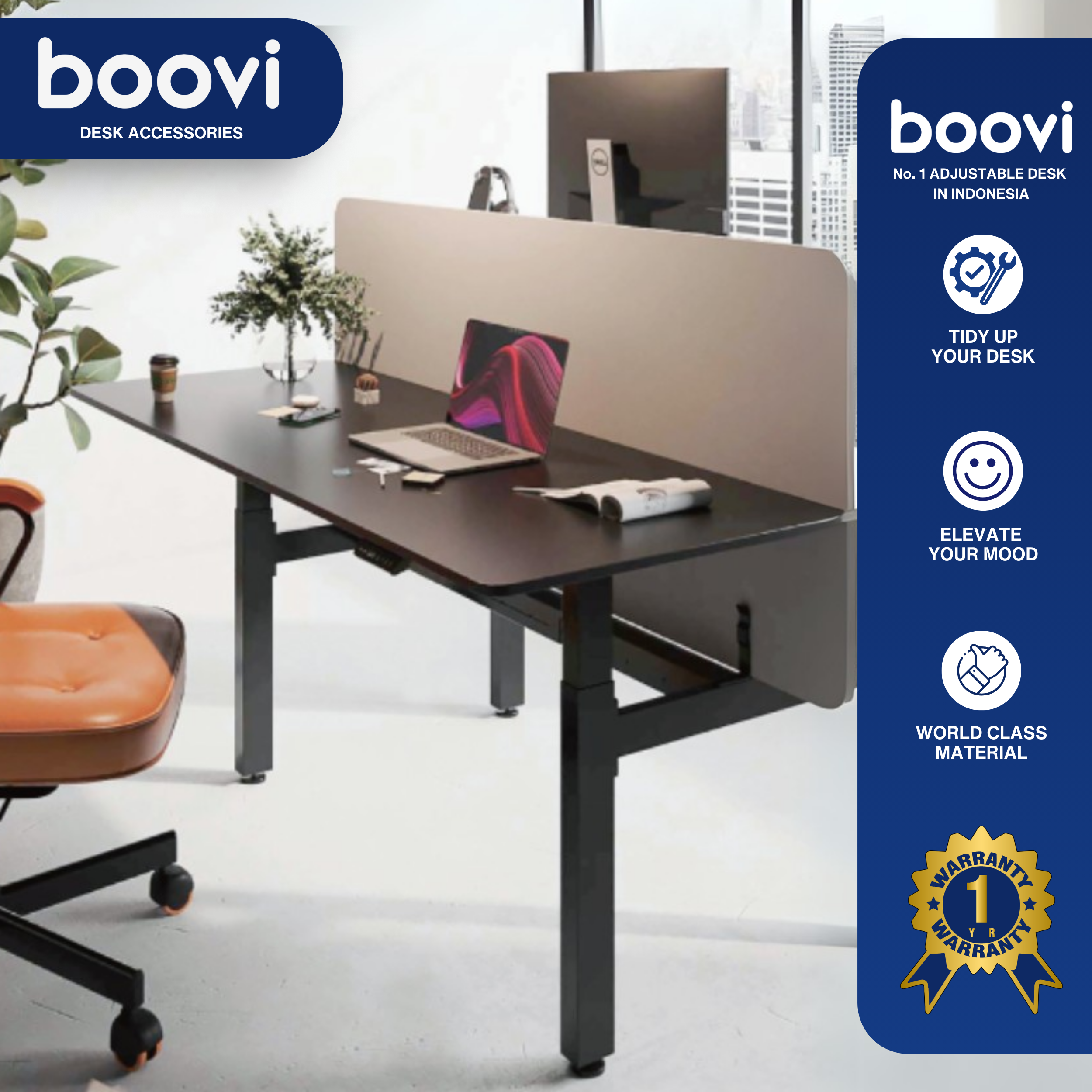 Boovi-DE001-Desk Accessories-Privay Panel