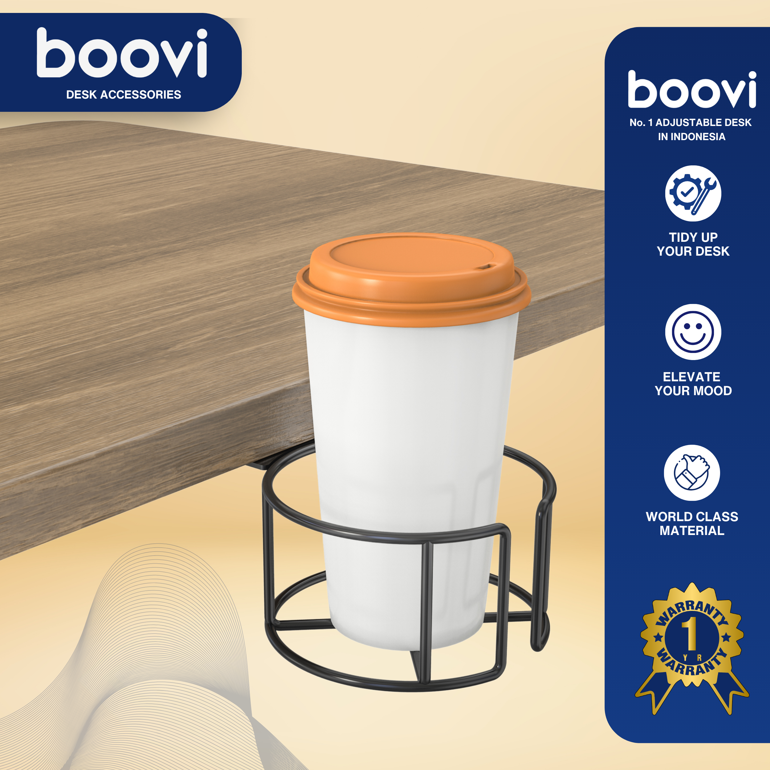 Boovi-DE004-Desk Accessories-Cup Holder