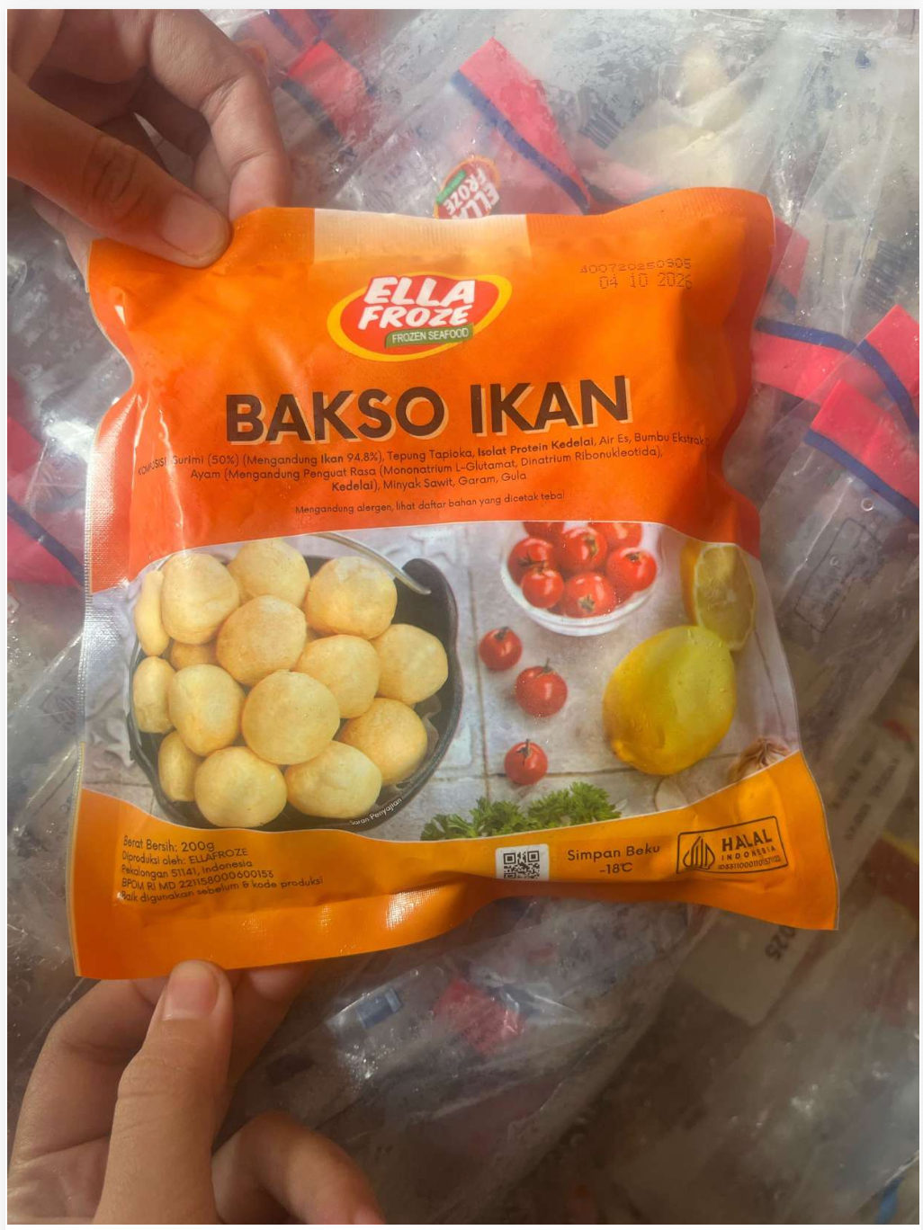 BAKSO IKAN ELLAFROZE 200GR